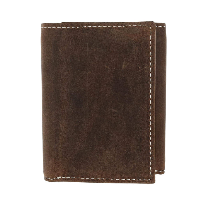 CRAZY HORSE RFID Men’s Leather Wallet Trifold