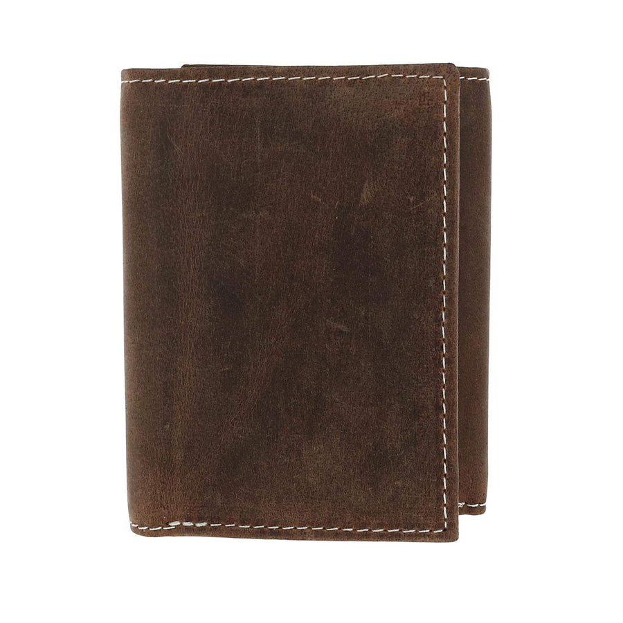 CRAZY HORSE RFID Men’s Leather Wallet Trifold