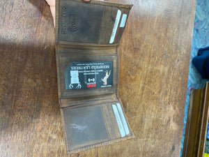 CRAZY HORSE RFID Men’s Leather Wallet Trifold