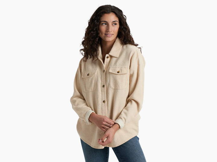Kuhl Women's Talluda Cord Shirt Sea Salt