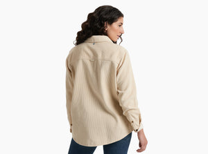 Kuhl Women's Talluda Cord Shirt Sea Salt