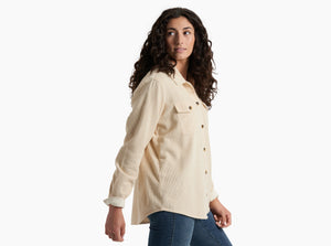 Kuhl Women's Talluda Cord Shirt Sea Salt
