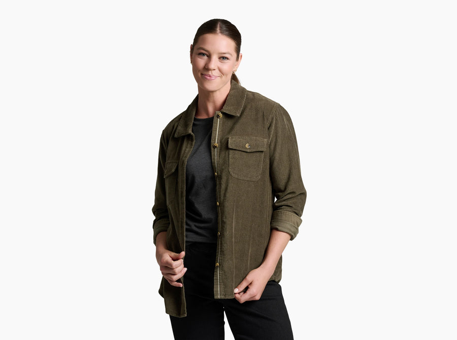 Kuhl Women's Talluda Cord Shirt Vine