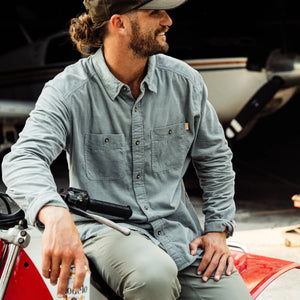 Marsh Wear Men's Cody Cord Long Sleeve Shirt