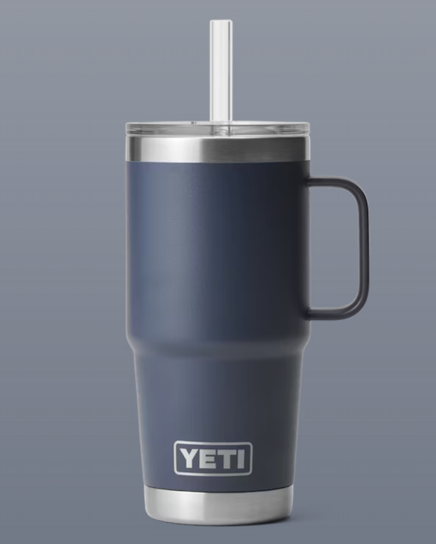 Yeti Rambler 25oz Mug with Straw Lid