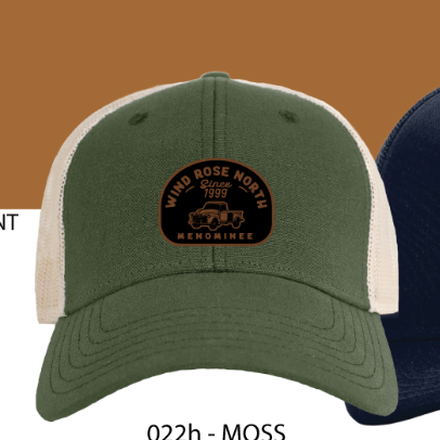 Wind Rose North Canvas Trucker Hat