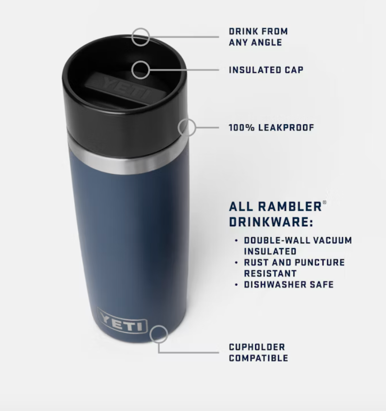 Yeti Rambler 16 oz Travel Bottle