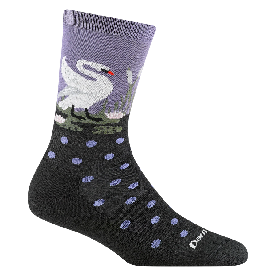 Darn Tough Women's Wild Life Crew Lightweight Lifestyle Sock (6105)
