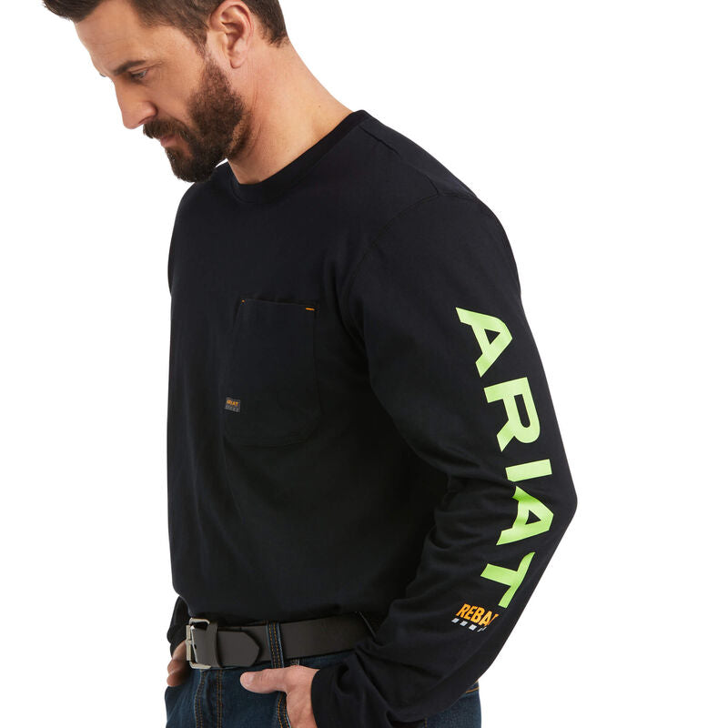 Ariat Men's Rebar Workman Logo Long-Sleeve T-Shirt (10037405)