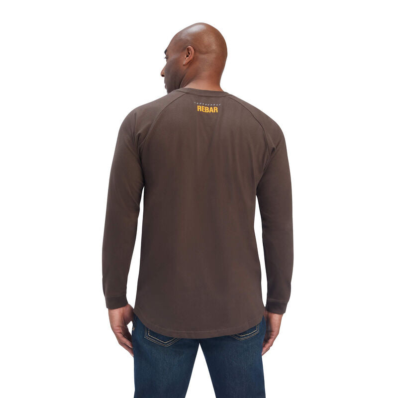 Ariat Men's Rebar Cotton Strong Block Long Sleeve Shirt (10041591)