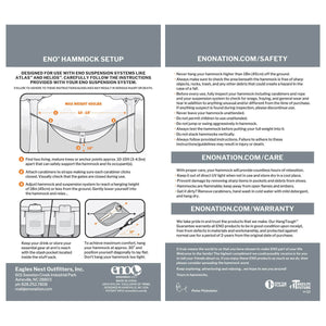 Eno DoubleNest Hammock (Solids)
