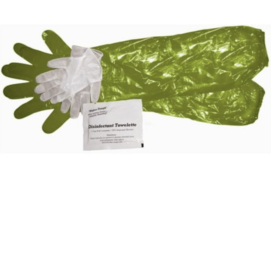 Hunting Made Easy Game Cleaning Gloves with Towelette-Hunting Made Easy-Wind Rose North Ltd. Outfitters