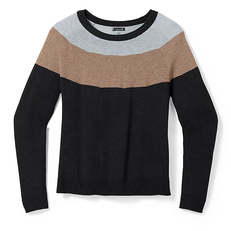 Smartwool Women's Edgewood Colorblock Crew Sweater (SW016649)